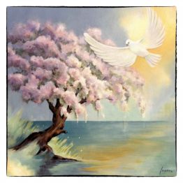 Bijbelse kaart Boom geplant aan water Psalm 1Atelier for Hope Doetinchem